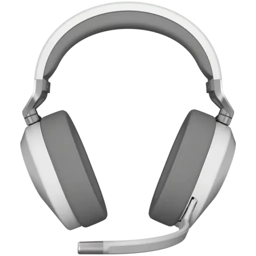 Геймърски слушалки Corsair HS65 WIRELESS Gaming Headset, White (EU), v2 - Image 3