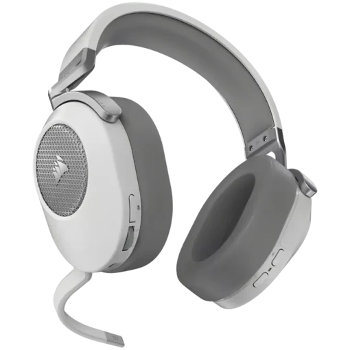 Геймърски слушалки Corsair HS65 WIRELESS Gaming Headset, White (EU), v2 - Image 4