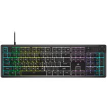 Геймърска клавиатура Corsair K55 CORE RGB Gaming Keyboard - Black Fully customizable ten-zone RGB backlight dedicated me