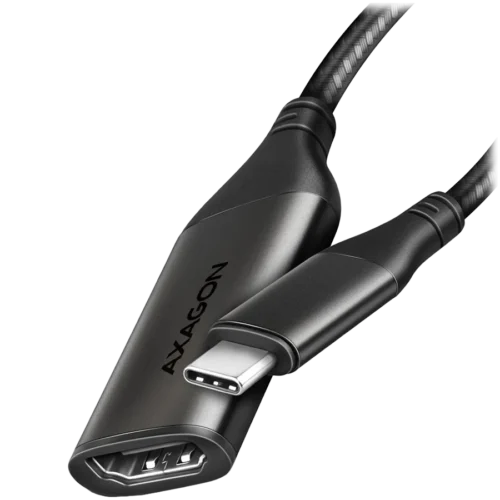 Видео адаптер AXAGON RVC-HI2M USB-C -> HDMI 2.0 adapter 4K/60Hz Aluminum 25cm cable