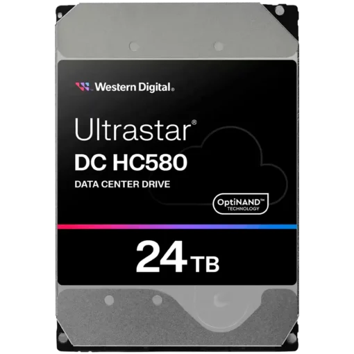 Хард диск HDD Server WD/HGST ULTRASTAR DC HC580 (3.5’’ 24TB 512MB 7200 RPM SATA 6Gb/s 512E SE NP3) SKU: