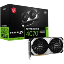 Видео карта MSI Video Card Nvidia GeForce RTX 4070 TI SUPER 16G VENTUS 2X OC 16GB GDDR6X 256bit Boost: 2640 MHz 21Gbps 8