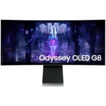 Монитор Monitor LED Samsung LS34BG850SUXEN Odyssey G85SB 34" UWQHD Curved 1800R 21:9 (3440x1440) QD-OLED 175Hz 250 cd/㎡