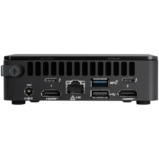 Полуготова система Полуготова система ASUS NUC 13pro/RNUC13ANKI500002I/Intel Core i5-1340p/Intel Iris Xe Graphics/4xUSB/M.2 22x80 NVMe; 22x42 SATA/2,5Gbe LAN/2xHDMI/ 2x Thunderbolt 4 (USB-C+DP)/no Storage/no RAM/AX211.NGWG.NV/no OS/EU Cord/Slim Kit(L - Image 2