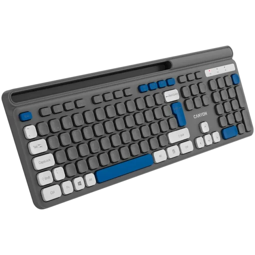 Клавиатура CANYON keyboard HKB-W03 EN AAA Wireless Grey