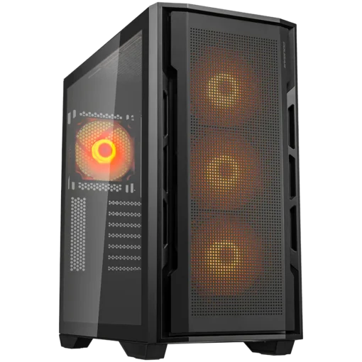 Кутия за компютър COUGAR Case Uniface RGB Mid Tower Mini ITX/Micro ATX / ATX / CEB / E-ATX Type-C USB 3.0 x 2 USB 2.0 x