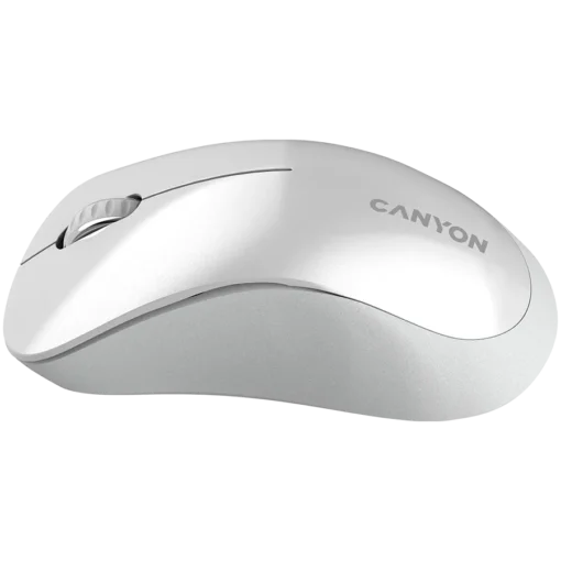 Безжична мишка CANYON mouse MW-11 Wireless White Grey - Image 2