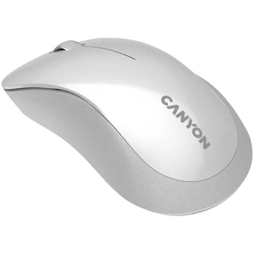 Безжична мишка CANYON mouse MW-11 Wireless White Grey - Image 3