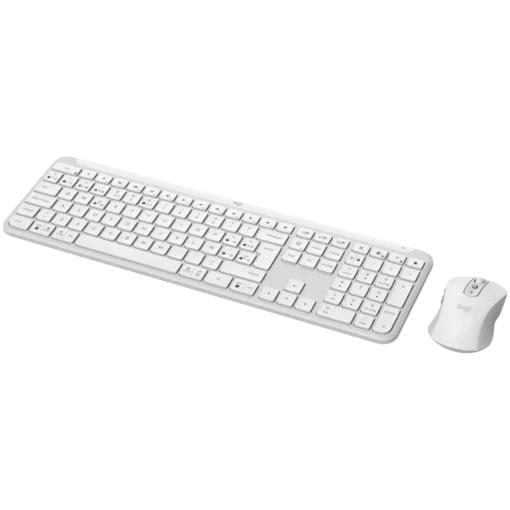 Клавиатура LOGITECH Signature Slim Combo MK950 – OFF WHITE – US INTL – 2.4GHZ/BT –