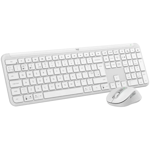 Клавиатура LOGITECH Signature Slim Combo MK950 – OFF WHITE – US INTL – 2.4GHZ/BT –