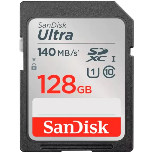 Карта памет SanDisk Ultra 128GB SDXC Memory Card 140MB/s EAN: 619659200190