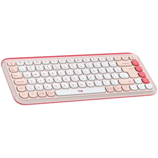 Клавиатура LOGITECH POP ICON KEYS – ROSE – US INTL – BT –