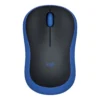 МИШКА LOGITECH M185B - Wireless - Blue black - P№ 910-002239