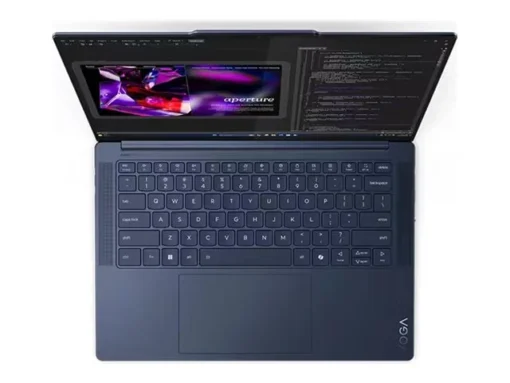 Лаптоп LENOVO YOGA Slim 7 Qualcomm SD X1E78100 14.5inch 3K OLED 500N 90Hz Touch 32GB DDR5 1TB PCIe W11P Cosmic Blue 2y 83ED000SBM