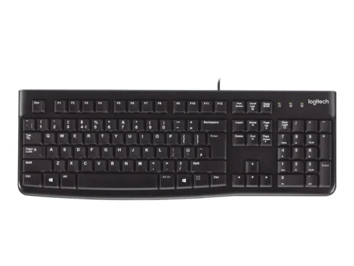 КЛАВИАТУРА LOGITECH K120U US USB - С БДС КИРИЛИЗАЦИЯ  (with BDS Cyrillic) - Black - P№