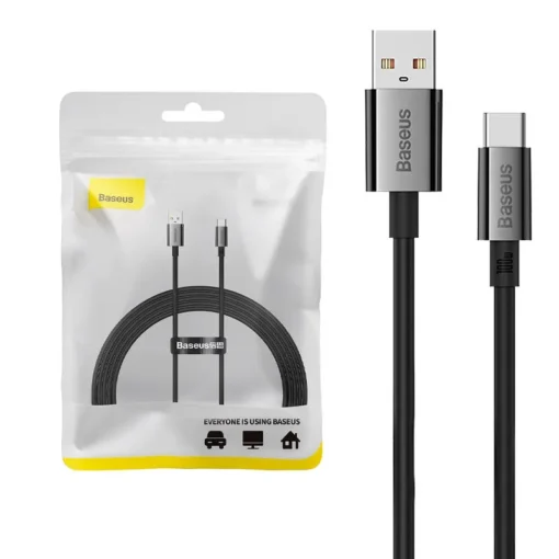 Кабел Baseus Superior USB към USB-C 100W 2м P10320102114-02 - черен