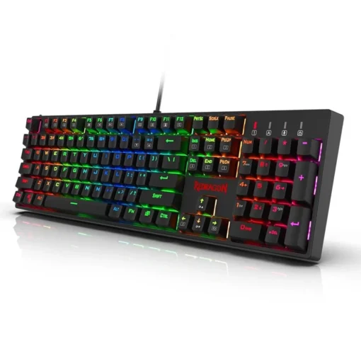 Клавиатура Redragon Surara механична геймърска RGB K582RGB-BK red