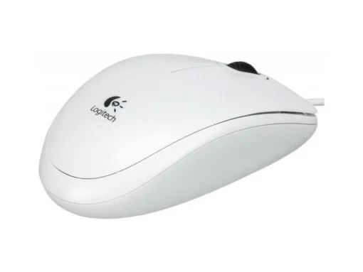 МИШКА LOGITECH B100 – Жична – White – P№