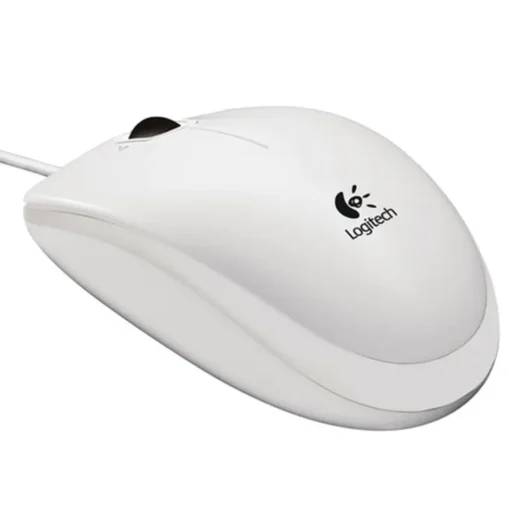 МИШКА LOGITECH B100 – Жична – White – P№