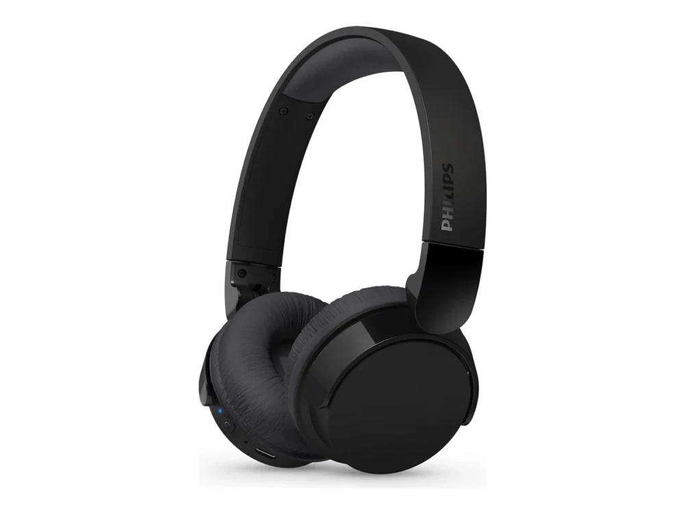 Слушалки за компютър PHILIPS Headphones with mic up to 25 hours playtime black TAH3209BK/00