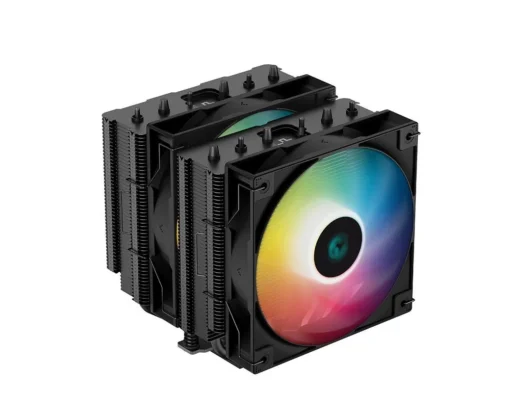 DeepCool охладител CPU Cooler AG620 BK - Addressable RGB Dual-Tower - LGA1700/AM5