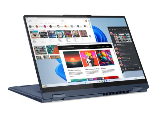 Лаптоп LENOVO IdeaPad 5 2-in-1 AMD Ryzen 7 8845HS 16inch WUXGA 300N Touch 16GB DDR5 1TB PCIe W11H Cosmic Blue 2y + Pen