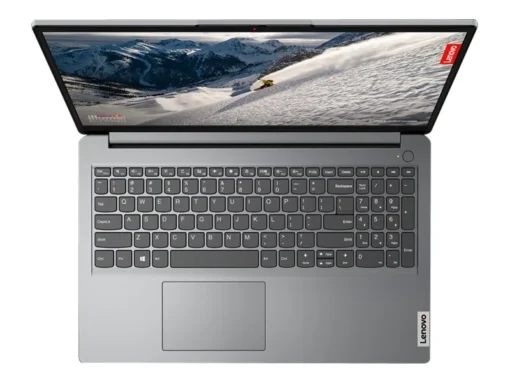 Лаптоп LENOVO IdeaPad 1 AMD Ryzen 5 5500U 15.6inch FHD 16GB DDR4 512GB PCIe DOS 2y Cloud Grey 82R4008KBM