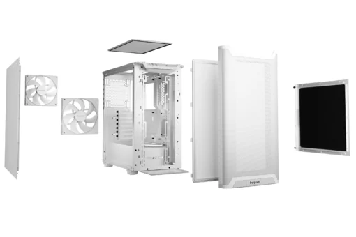 be quiet! кутия Case ATX - Pure Base 501 Airflow White - Image 4