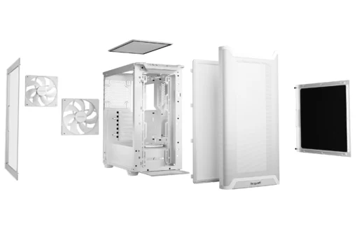 be quiet! кутия Case ATX - Pure Base 501 Airflow Window White - Image 4