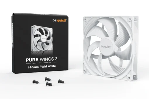 be quiet! вентилатор Fan 140mm – Pure Wings 3 140mm PWM White