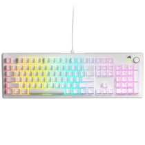 Геймърска механична клавиатура Glorious GMMK 3 100% White - Fox Linear