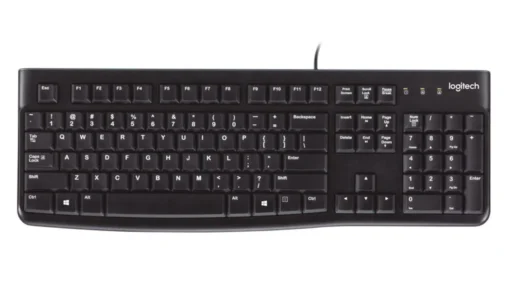 КЛАВИАТУРА LOGITECH K120 US - USB - С БДС КИРИЛИЗАЦИЯ (WITH BDS Cyrillic) - Black - P№