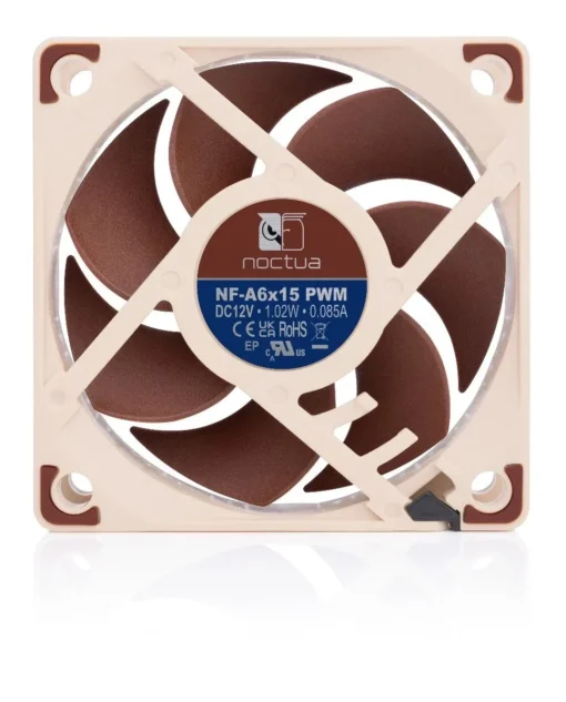 Noctua Вентилатор Fan 60x60x15mm PWM 550-3500rpm NF-A6x15 PWM