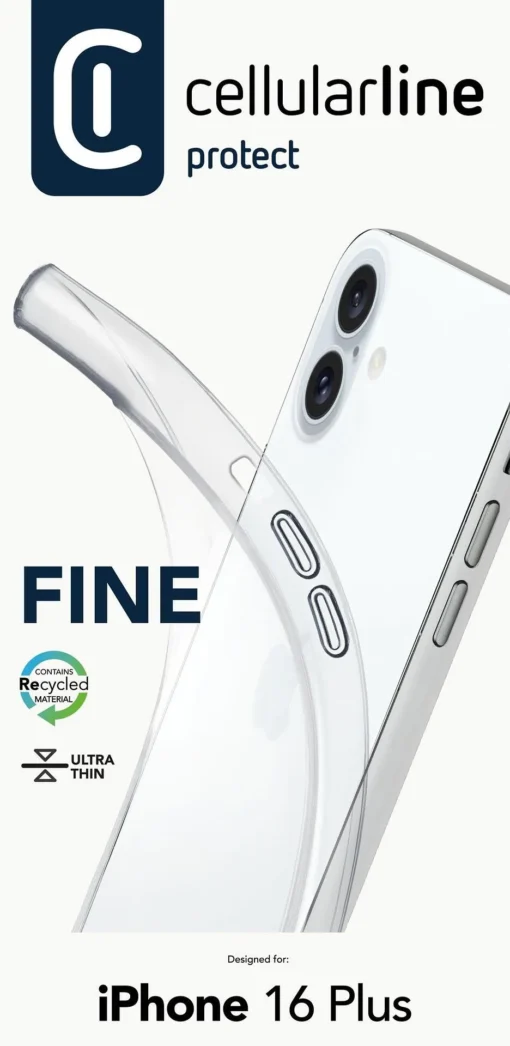 Прозрачен калъф Fine Phone 16 Plus