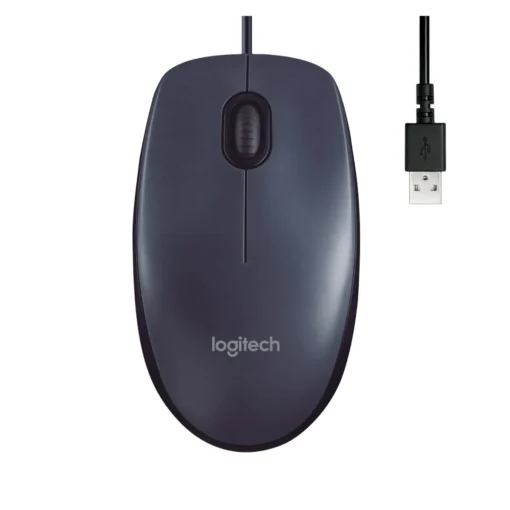 МИШКА LOGITECH B100 – Жична – Black – P№