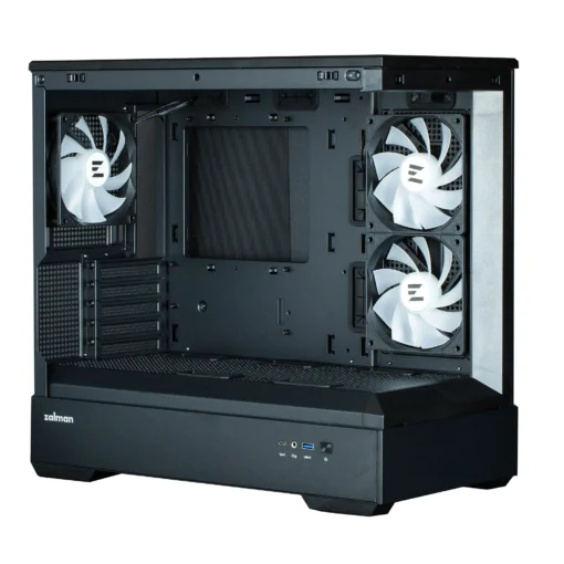 Zalman кутия Case mATX – P30 Black – aRGB