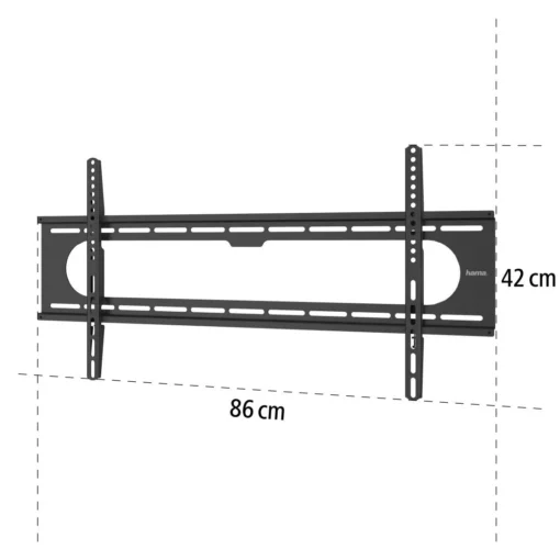 Стенна стойка за TV Hama Ultraslim FIX, 90", 220842 - Image 4