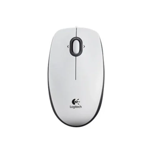 Мишка за компютър с кабел оптична LOGITECH B100