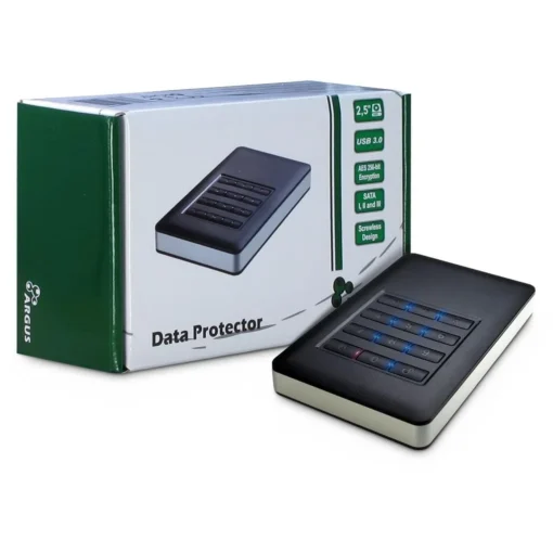 Чекмедже за твърд диск Inter-Tech Argus GD-MSLK01 2.5" USB 3.0, 256-bit AES Encryption - Image 4