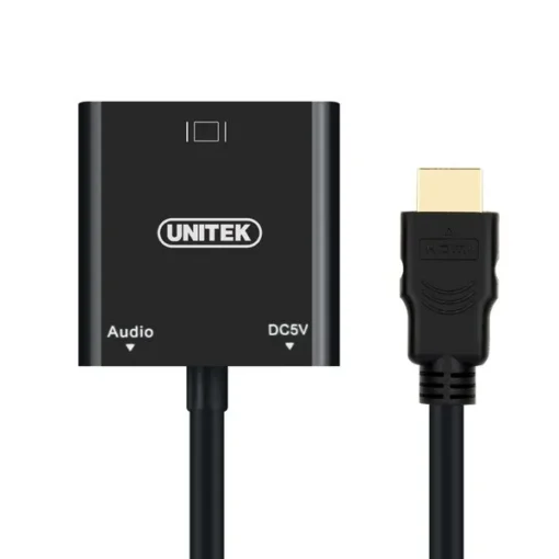 Unitek ADAPTER HDMI TO VGA + AUDIO; Y-6333 - Image 2