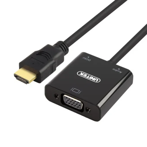 Unitek ADAPTER HDMI TO VGA + AUDIO; Y-6333