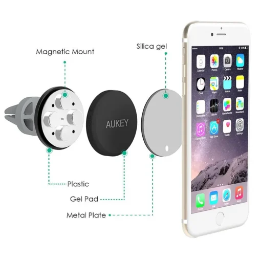 AUKEY HD-C5 Universal Magnetic Car Mount - Image 3