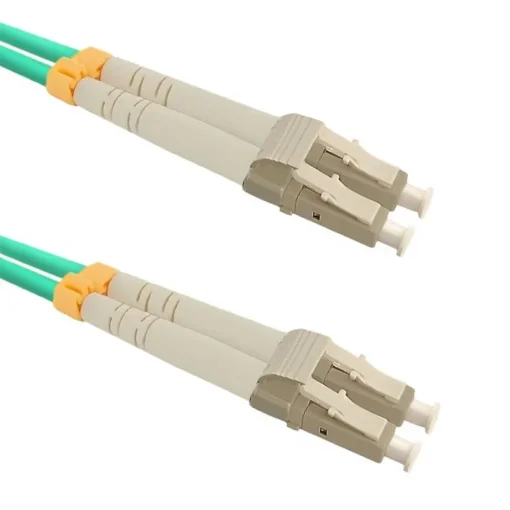 Qoltec Patchcord Fiber LC / UPC-LC / UPC | MM | 50/125 | OM3 | 1m