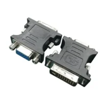 Gembird Video adapter DVI->VGA (24M/15F) black