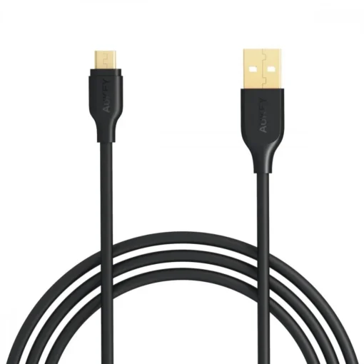 AUKEY CB-MD1 Black quick cable Quick Charge micro USB-USB | 1m | 5A | 480 Mbps - Image 2