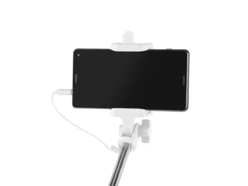 Natec Selfie stick Monopod wired white - Image 3