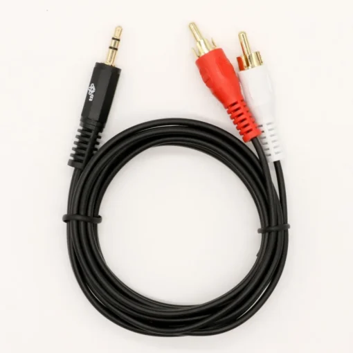 TB Cable 3,5mm MiniJack -2x RCA M/M 1,5m - Image 3