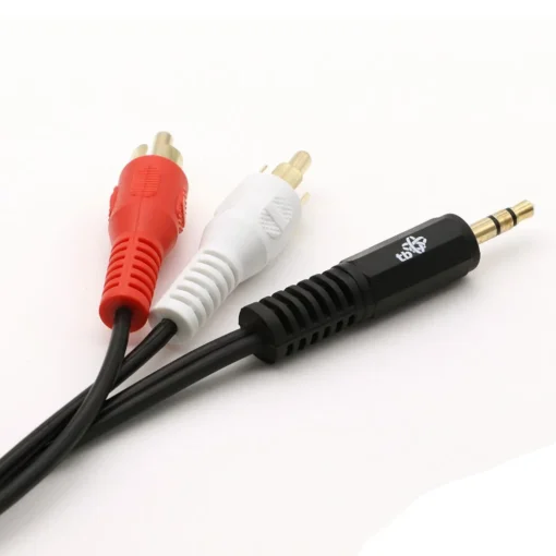 TB Cable 3,5mm MiniJack -2x RCA M/M 2,5m - Image 2