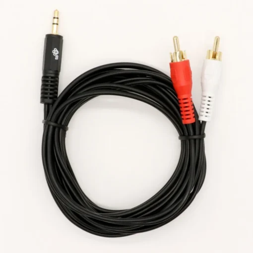 TB Cable 3,5mm MiniJack -2x RCA M/M 2,5m - Image 3