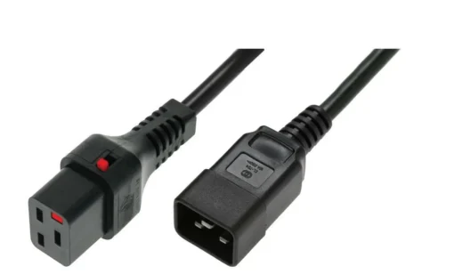 Digitus Server power cable 3x1.5mm2 simple type IEC C20/IEC C19 straight M/2m black